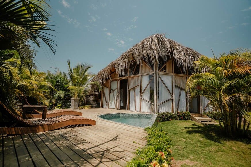 Glamping de un piso